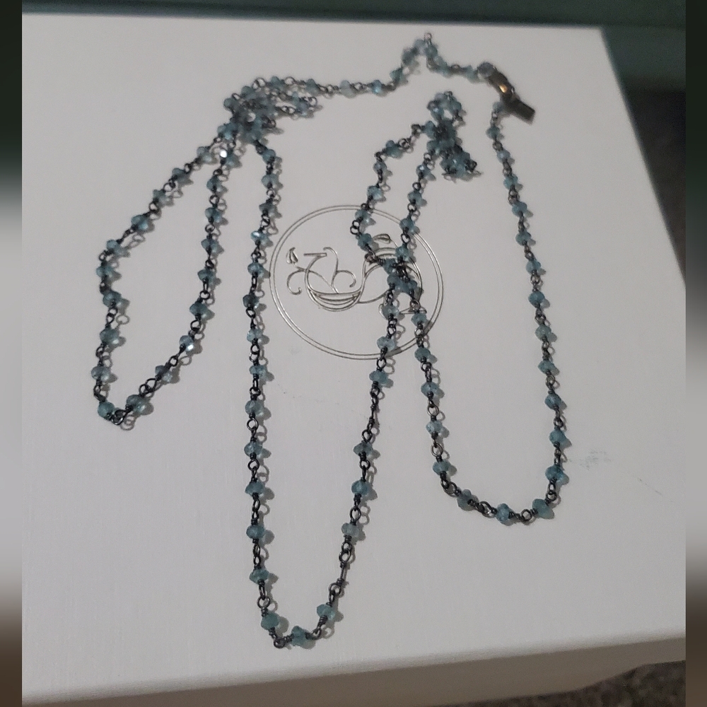 Blue Beaded Necklace